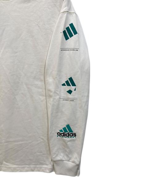 adidas（アディダス）adidas (アディダス) EQT GFX TEE LS ホワイト サイズ:XSの古着・服飾アイテム