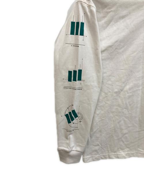 adidas（アディダス）adidas (アディダス) EQT GFX TEE LS ホワイト サイズ:XSの古着・服飾アイテム