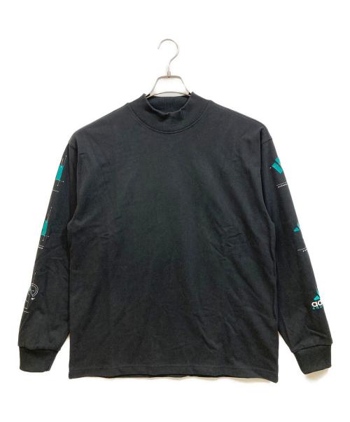 adidas（アディダス）adidas (アディダス) EQT GFX TEE LONG SLEEVE ブラック サイズ:Mの古着・服飾アイテム