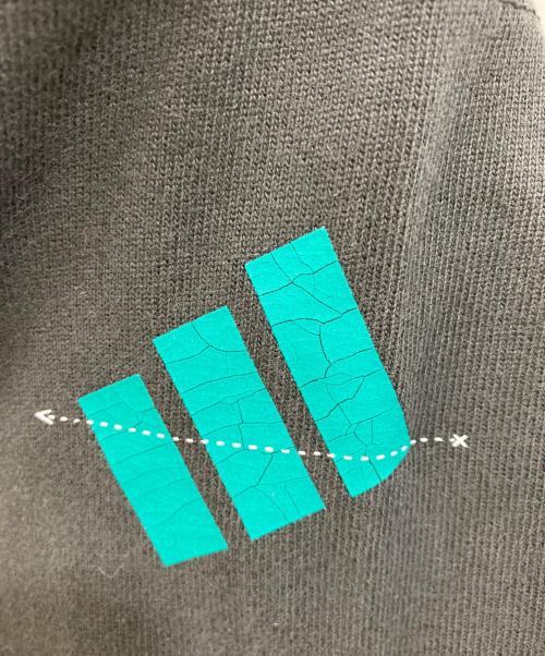 adidas（アディダス）adidas (アディダス) EQT GFX TEE LONG SLEEVE ブラック サイズ:Mの古着・服飾アイテム