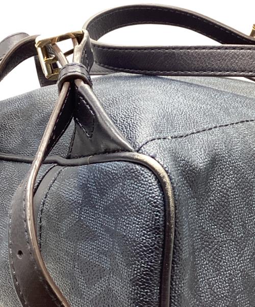 MICHAEL KORS（マイケル・コース）MICHAEL KORS (マイケル・コース) RHEA ZIP MEDIUM COLOR BLOCK LOGO BACKPACK ブルーの古着・服飾アイテム