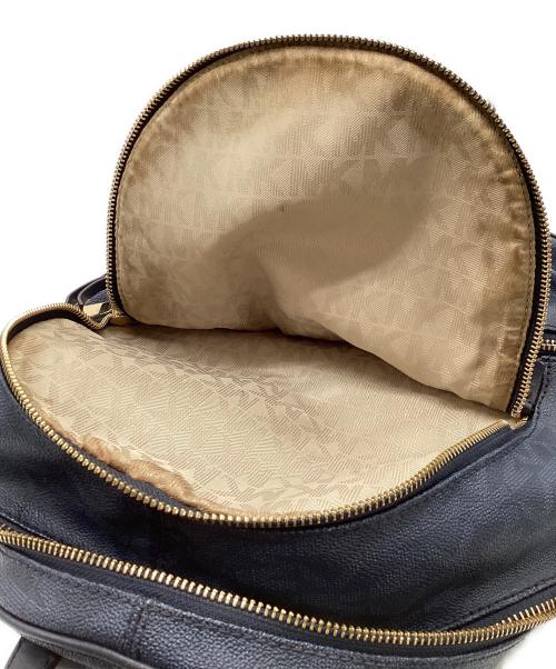 MICHAEL KORS（マイケル・コース）MICHAEL KORS (マイケル・コース) RHEA ZIP MEDIUM COLOR BLOCK LOGO BACKPACK ブルーの古着・服飾アイテム