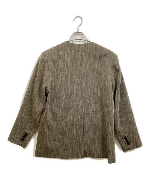 Ameri（アメリ）AMERI (アメリ) CONVERTIBLE HERRINGBONE JACKET オリーブ サイズ:SIZE Sの古着・服飾アイテム
