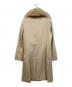 NEWYORKER (ニューヨーカー) ファー襟付ダブルウールコート ベージュ サイズ:9AR：5000円