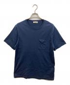 BOTTEGA VENETAボッテガベネタ）の古着「ポケットTシャツ」｜ネイビー