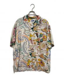 BEAMS×Sun Surf（ビームス×サンサーフ）の古着「クレイジーアロハシャツ」｜アイボリー