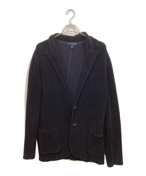 LARDINI（ラルディーニ）LARDINI (ラルディーニ) ニットテーラードジャケット ブラック サイズ:SIZE XLの古着・服飾アイテム