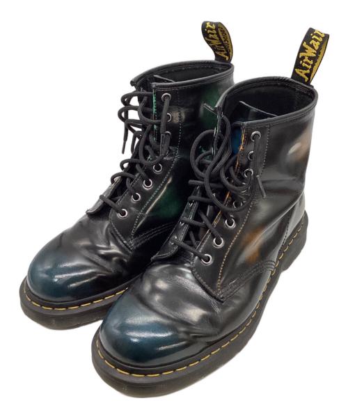 Dr.Martens（ドクターマーチン）Dr.Martens (ドクターマーチン) ブラッシュオフ レザー レースアップ ブーツ ブラック サイズ:SIZE UK9の古着・服飾アイテム