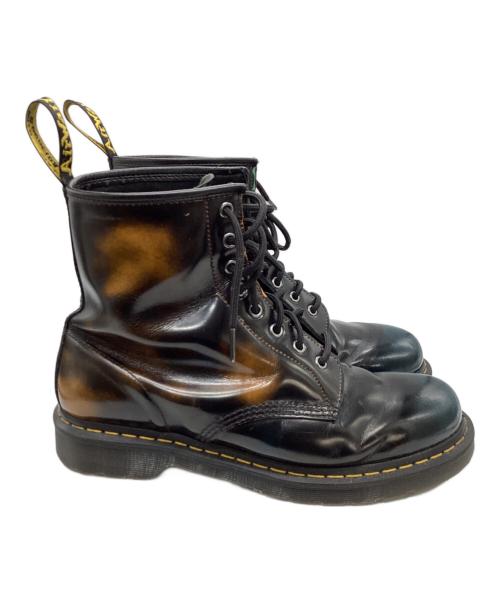 Dr.Martens（ドクターマーチン）Dr.Martens (ドクターマーチン) ブラッシュオフ レザー レースアップ ブーツ ブラック サイズ:SIZE UK9の古着・服飾アイテム