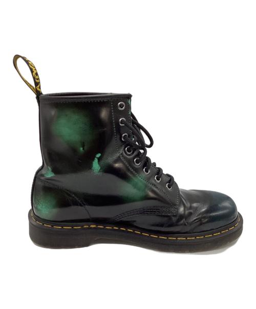 Dr.Martens（ドクターマーチン）Dr.Martens (ドクターマーチン) ブラッシュオフ レザー レースアップ ブーツ ブラック サイズ:SIZE UK9の古着・服飾アイテム