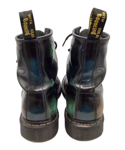 Dr.Martens（ドクターマーチン）Dr.Martens (ドクターマーチン) ブラッシュオフ レザー レースアップ ブーツ ブラック サイズ:SIZE UK9の古着・服飾アイテム