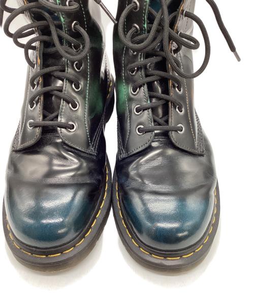 Dr.Martens（ドクターマーチン）Dr.Martens (ドクターマーチン) ブラッシュオフ レザー レースアップ ブーツ ブラック サイズ:SIZE UK9の古着・服飾アイテム