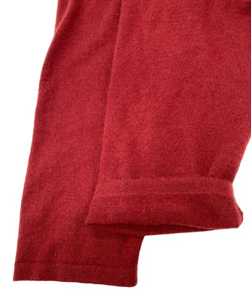 HERMES（エルメス）HERMES (エルメス) ハーフジップカシミヤニット レッド サイズ:Mの古着・服飾アイテム