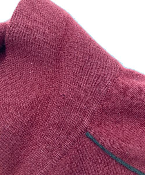 HERMES（エルメス）HERMES (エルメス) ハーフジップカシミヤニット レッド サイズ:Mの古着・服飾アイテム