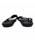 中古・古着 ISLAND SLIPPER (アイランドスリッパ) SHIPS (シップス) 別注クロス レザー サンダル ブラック サイズ:9：14000円