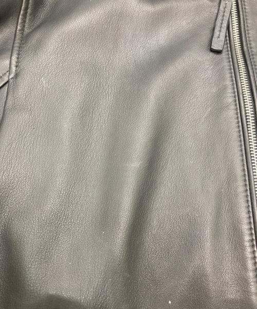 BOSS（ボス）BOSS (ボス) ラムレザージャケット ブラック サイズ:50の古着・服飾アイテム