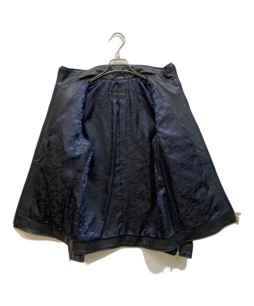 TETE HOMME（テット オム）TETE HOMME (テット オム) ラムレザージャケット ブラック サイズ:Lの古着・服飾アイテム