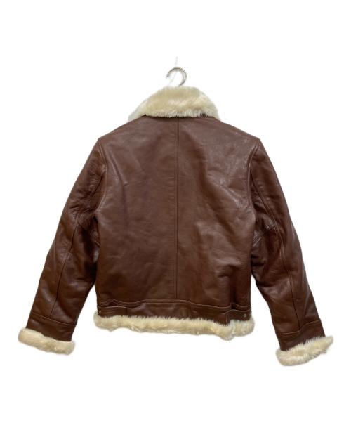 HORN WORKS（ホーンワークス）HORN WORKS (ホーンワークス) レザージャケット ブラウン サイズ:SIZE Lの古着・服飾アイテム