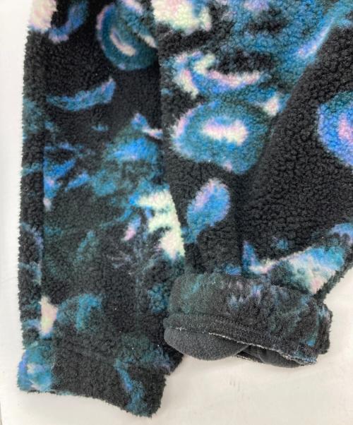 adidas Originals（アディダスオリジナル）adidas originals (アディダスオリジナル) 総柄プリント フラワー フリースジャケット ネイビー サイズ:Lの古着・服飾アイテム