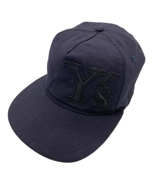 Y's（ワイズ）Y's (ワイズ) New Era (ニューエラ) キャップ ネイビーの古着・服飾アイテム