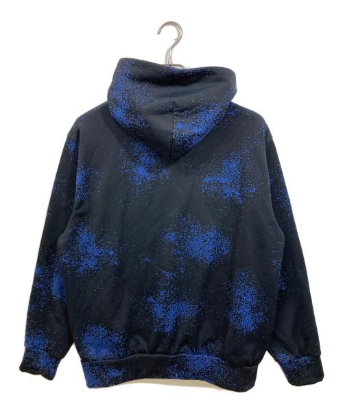 ESTNATION（エストネーション）ESTNATION (エストネーション) ジップパーカー ブラック×ブルー サイズ:Lの古着・服飾アイテム