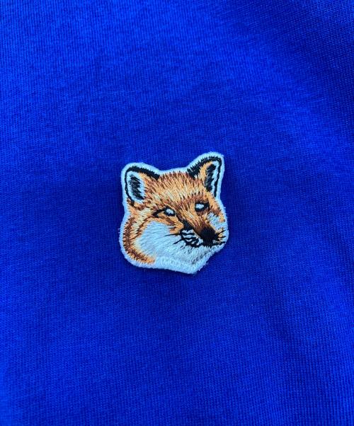 maison kitsune（メゾンキツネ）MAISON KITSUNE (メゾンキツネ) 半袖Tシャツ ブルー サイズ:	SIZE XXLの古着・服飾アイテム