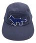 maison kitsune (メゾンキツネ) NAVY FOX 5P CAP ネイビー：5000円