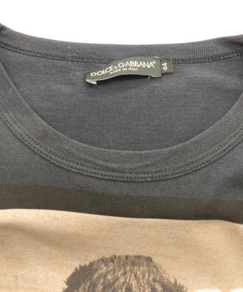 DOLCE & GABBANA（ドルチェ＆ガッバーナ）DOLCE & GABBANA (ドルチェ＆ガッバーナ) フォトTシャツ ブラック サイズ:44の古着・服飾アイテム
