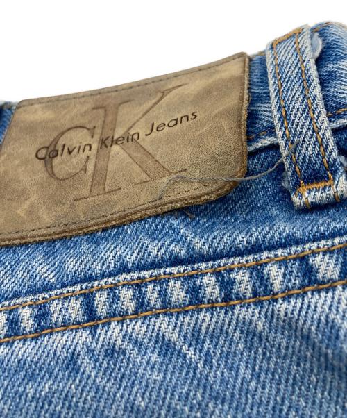 Calvin Klein（カルバンクライン）Calvin Klein (カルバンクライン) ワイドデニムパンツ インディゴ サイズ:SIZE 91cm (W36)の古着・服飾アイテム