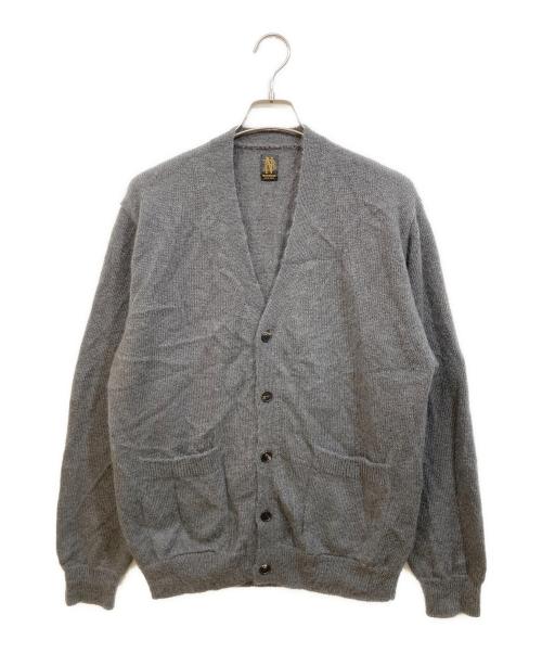 BATONER（バトナ―）BATONER (バトナ―) PURE MOHAIR100% V CARDIGAN グレー サイズ:3の古着・服飾アイテム