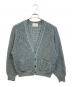 SUGARHILL（シュガーヒル）の古着「COTTON OPEN-WORK KNIT CARDIGAN」｜スカイブルー