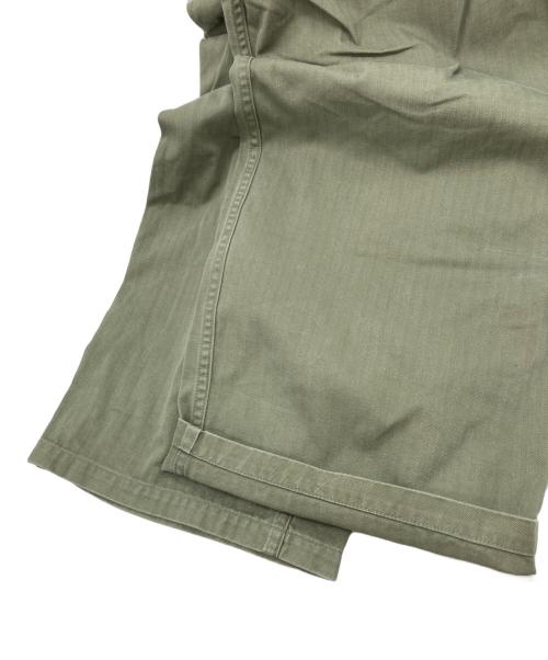 CIOTA（シオタ）CIOTA (シオタ) ストーンバイオスビンヘリンボンベイカーパンツ オリーブ サイズ:6の古着・服飾アイテム