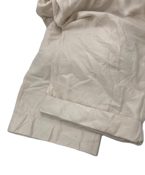 seven by seven（セブンバイセブン）SEVEN BY SEVEN (セブンバイセブン) インタックトラウザーズ アイボリー サイズ:Lの古着・服飾アイテム