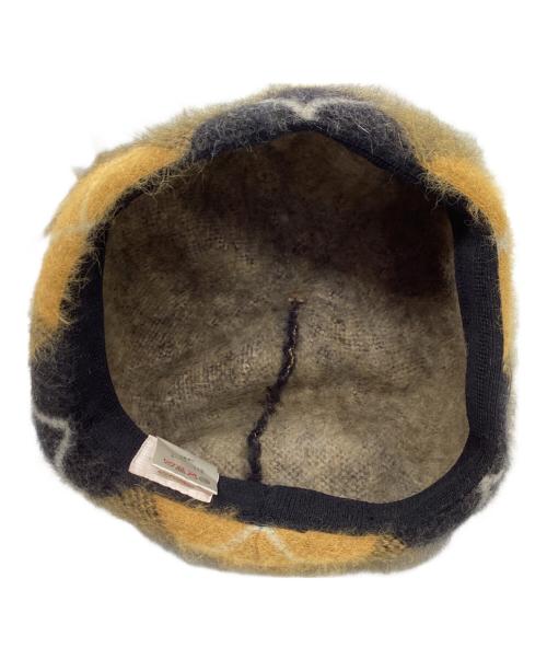 Vivienne Westwood（ヴィヴィアンウエストウッド）Vivienne Westwood (ヴィヴィアンウエストウッド) ボンボン付きチェックベレー帽の古着・服飾アイテム