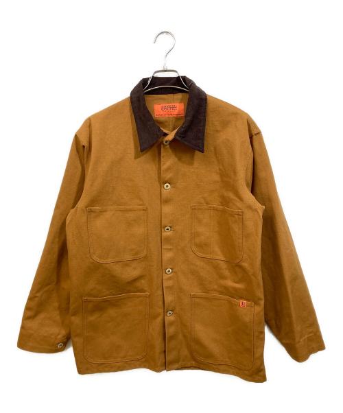 UNIVERSAL OVERALL（ユニバーサルオーバーオール）UNIVERSAL OVERALL (ユニバーサルオーバーオール) カバーオール ブラウン サイズ:SIZE Lの古着・服飾アイテム