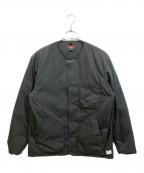 NANGAナンガ）の古着「タキビリップストップインナーダウンカーディガン」｜ブラック