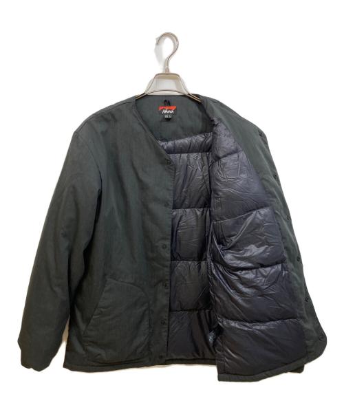 NANGA（ナンガ）NANGA (ナンガ) タキビリップストップインナーダウンカーディガン ブラック サイズ:Ｌの古着・服飾アイテム