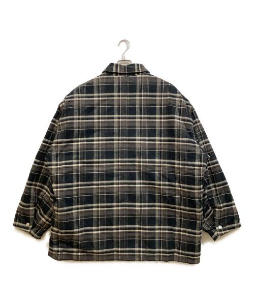 SOFTHYPHEN（ソフトハイフン）SOFTHYPHEN (ソフトハイフン) チェックシャツジャケット ブラック サイズ:SIZE 03の古着・服飾アイテム
