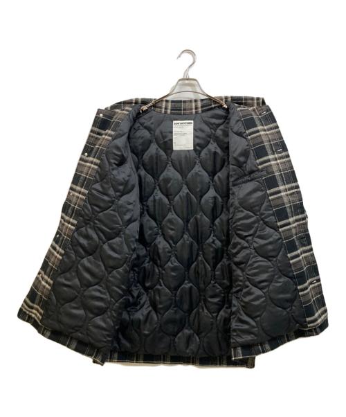 SOFTHYPHEN（ソフトハイフン）SOFTHYPHEN (ソフトハイフン) チェックシャツジャケット ブラック サイズ:SIZE 03の古着・服飾アイテム