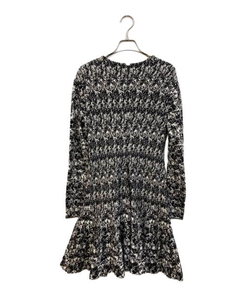 EPOCA（エポカ）EPOCA (エポカ) ニットワンピース ブラック×ホワイト サイズ:SIZE 40の古着・服飾アイテム