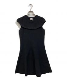 RED VALENTINO（レッドヴァレンティノ）の古着「ノースリーブワンピース」｜ブラック