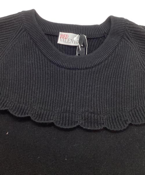 RED VALENTINO（レッドヴァレンティノ）RED VALENTINO (レッドヴァレンティノ) ノースリーブワンピース ブラック サイズ:SIZE XSの古着・服飾アイテム