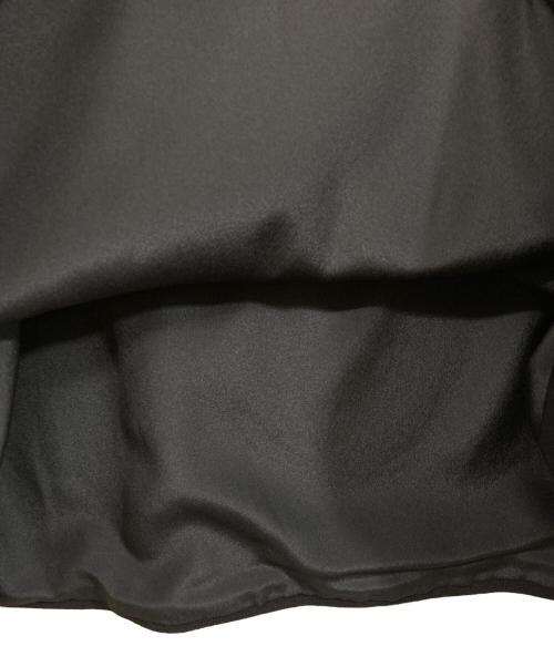 MIU MIU（ミュウミュウ）MIU MIU (ミュウミュウ) ウールミニスカート ブラック サイズ:SIZE 36の古着・服飾アイテム