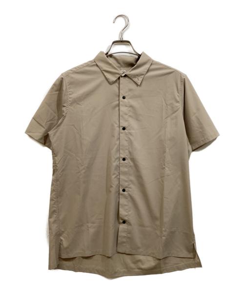 山と道（ヤマトミチ）山と道 (ヤマトミチ) バンブーシャツ ベージュ サイズ:Mの古着・服飾アイテム