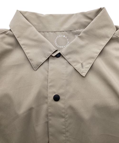 山と道（ヤマトミチ）山と道 (ヤマトミチ) バンブーシャツ ベージュ サイズ:Mの古着・服飾アイテム