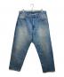 JAPAN BLUE JEANS（ジャパンブルージーンズ）の古着「オリジナルワイドテーパードジーンズ Aging Wash」｜インディゴ