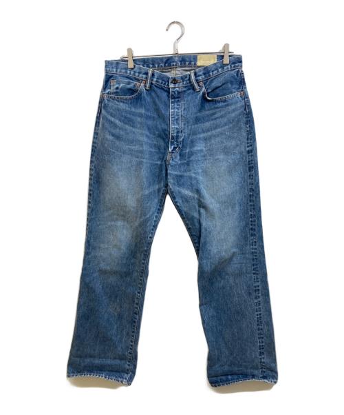 CANTATE（カンタータ）cantate (カンタータ) Cliche (クリーシェ) 別注DENIM FLARE TROUSERS インディゴ サイズ:SIZE 34の古着・服飾アイテム