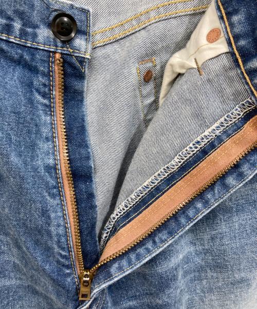 CANTATE（カンタータ）cantate (カンタータ) Cliche (クリーシェ) 別注DENIM FLARE TROUSERS インディゴ サイズ:SIZE 34の古着・服飾アイテム