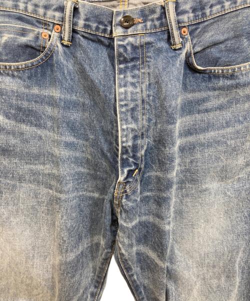 CANTATE（カンタータ）cantate (カンタータ) Cliche (クリーシェ) 別注DENIM FLARE TROUSERS インディゴ サイズ:SIZE 34の古着・服飾アイテム