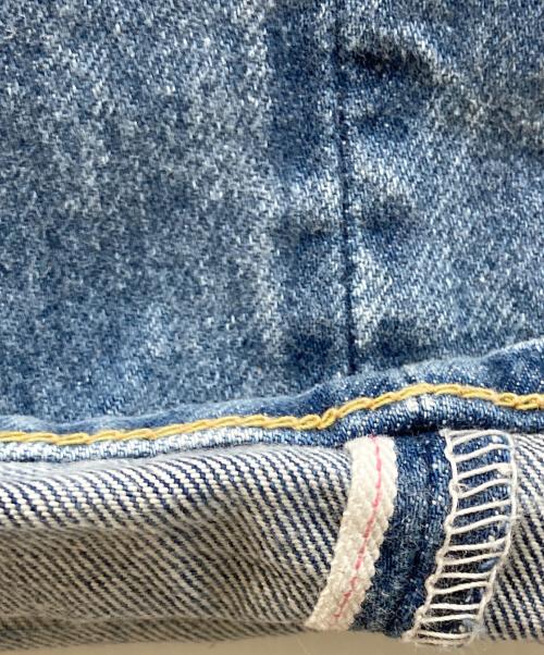 CANTATE（カンタータ）cantate (カンタータ) Cliche (クリーシェ) 別注DENIM FLARE TROUSERS インディゴ サイズ:SIZE 34の古着・服飾アイテム